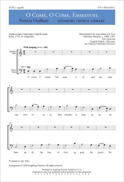 O Come, O Come, Emmanuel